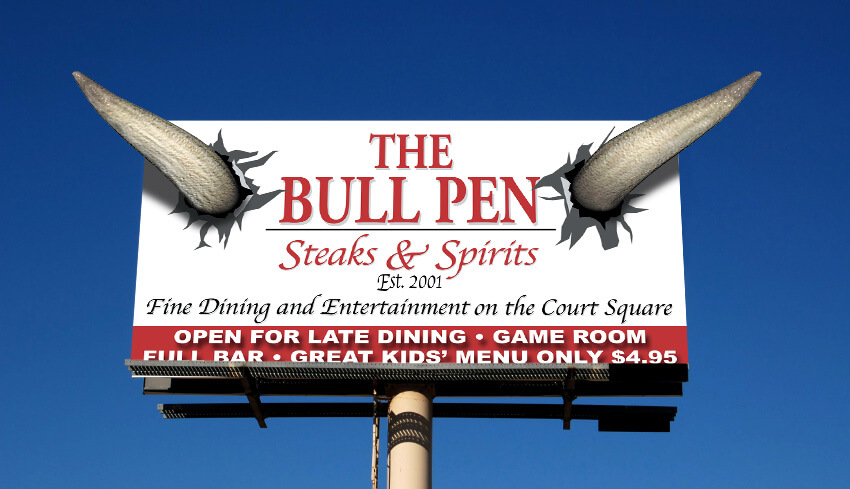 Bull Pen Billboard