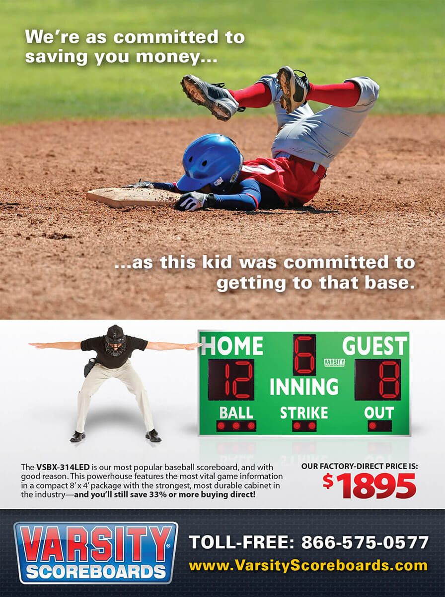 Varsity Scoreboards ad
