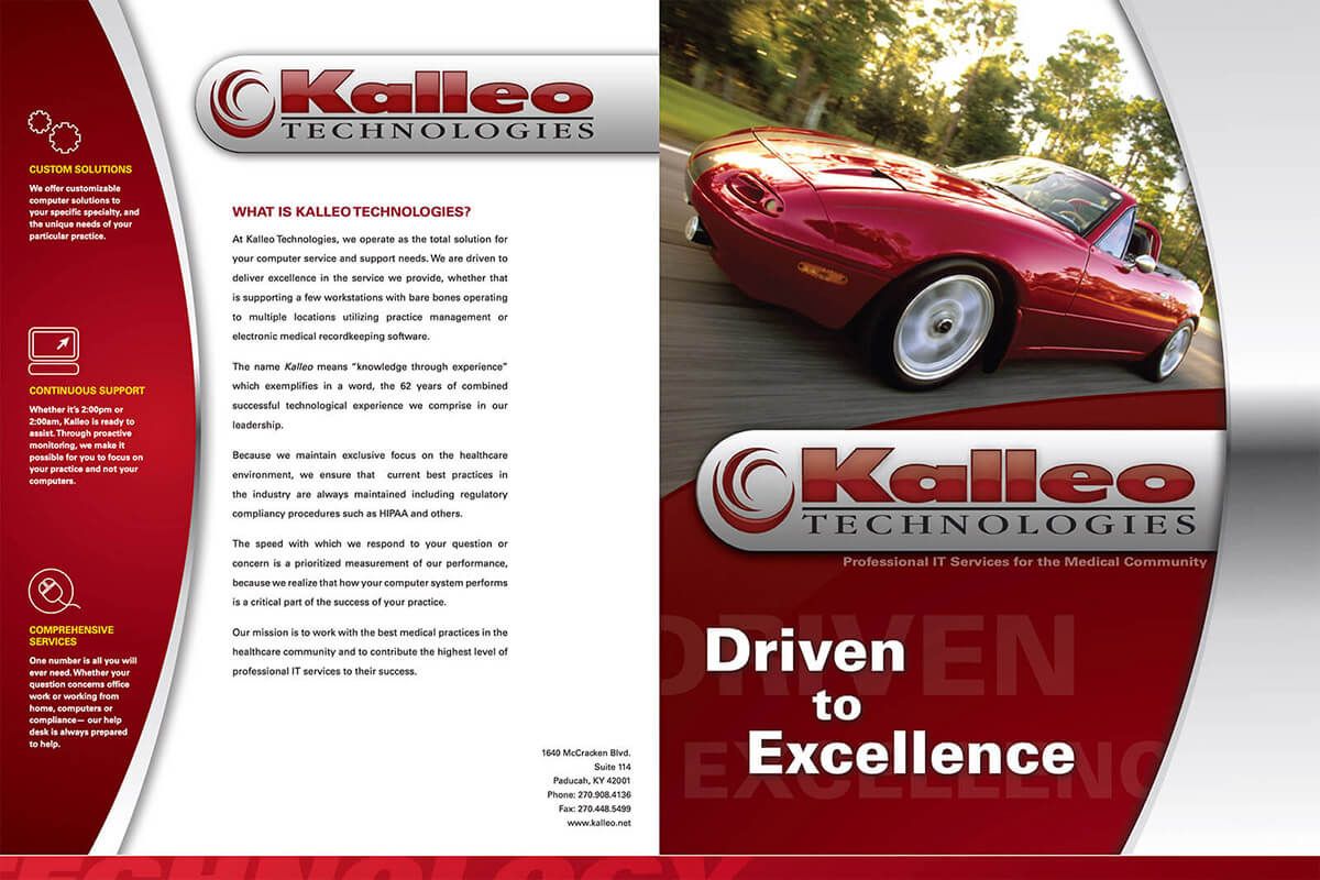 Kalleo Technologies brochure by EyeSite Creations